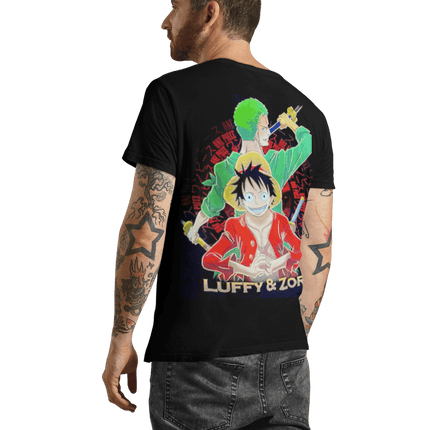 polera luffy & zoro - amplitudmodulada