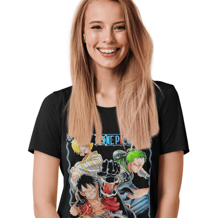 polera one piece luffy, Sanji y zoro - amplitudmodulada