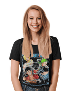 polera one piece luffy, Sanji y zoro - amplitudmodulada