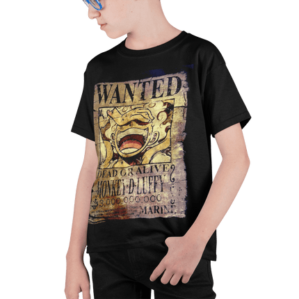 polera one piece ¡luffy se busca! - amplitudmodulada