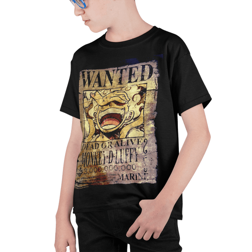 polera one piece ¡luffy se busca! - amplitudmodulada