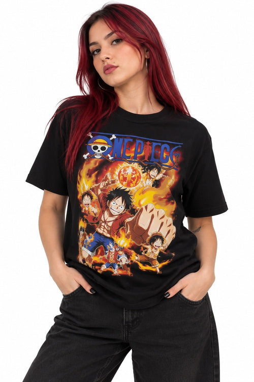 Polera One Piece - Hermanos Sabo, Luffy, Ace - amplitudmodulada