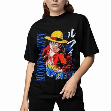 Polera One Piece Monkey D Luffy II KIDS - amplitudmodulada