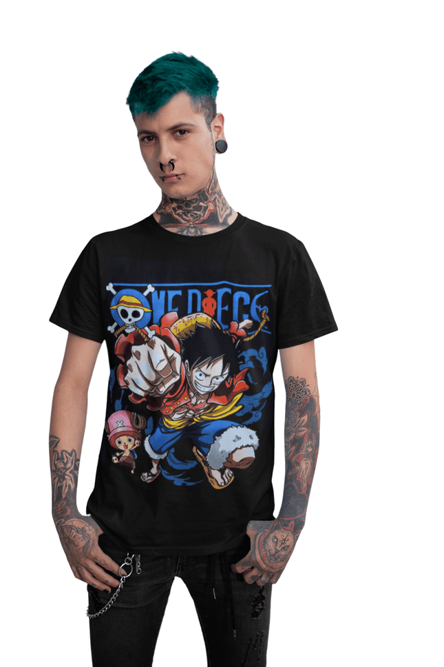 Polera Luffy Puño - amplitudmodulada