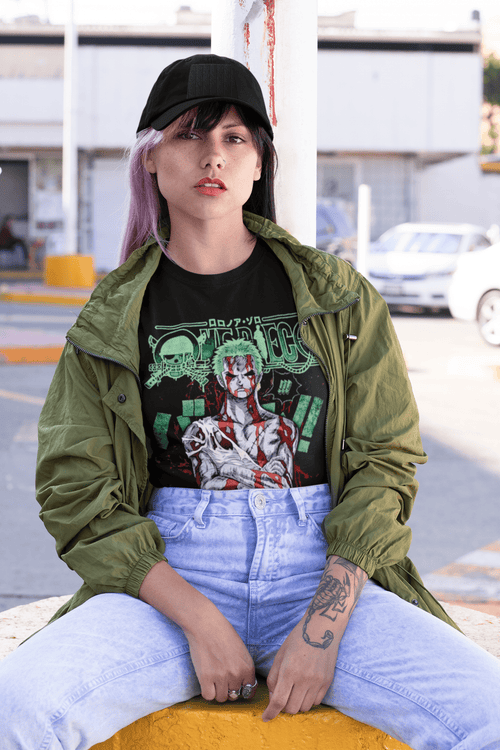 Polera One Piece Zoro Roronoa - amplitudmodulada