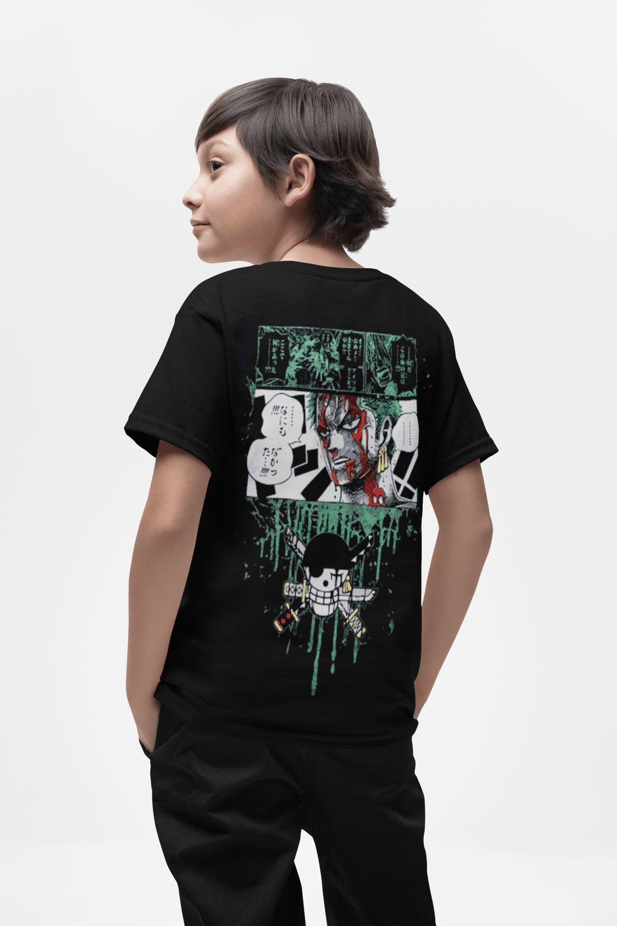 Polera One Piece Zoro Roronoa NIÑOS - amplitudmodulada