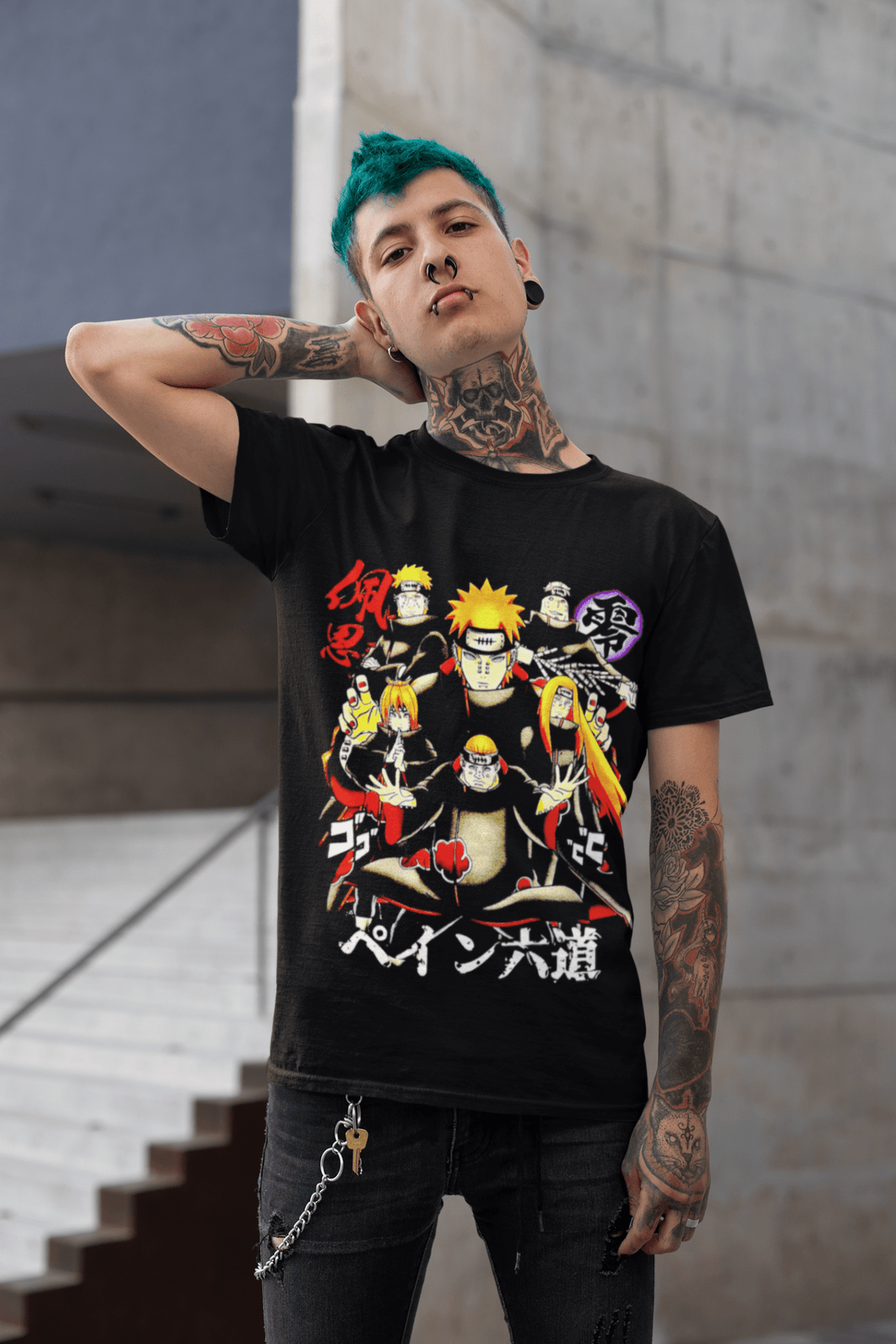 Polera Organizacion Akatsuki Naruto - amplitudmodulada
