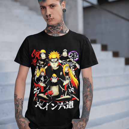 Polera Organizacion Akatsuki Naruto - amplitudmodulada