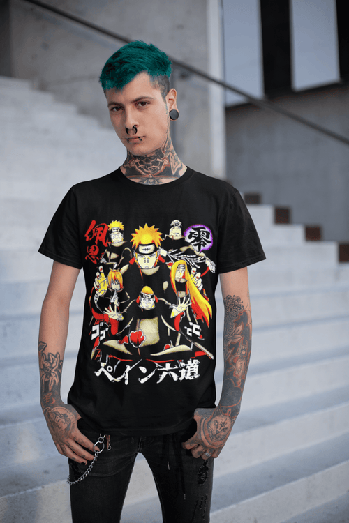 Polera Organizacion Akatsuki Naruto - amplitudmodulada