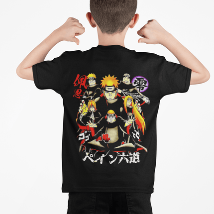 Polera Organizacion Akatsuki Naruto KIDS - amplitudmodulada