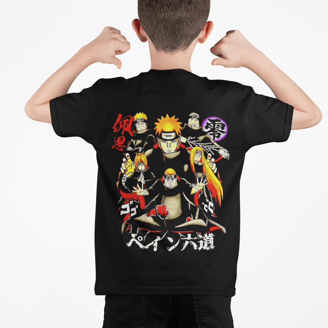 Polera Organizacion Akatsuki Naruto KIDS - amplitudmodulada