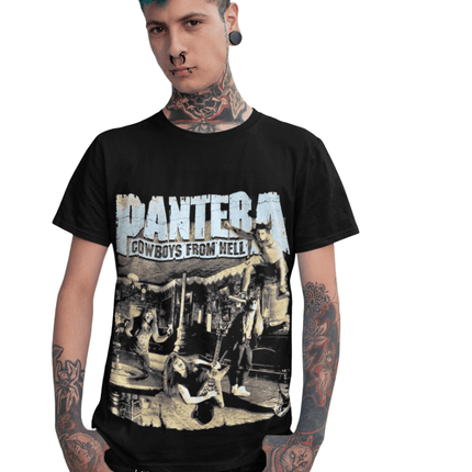 Polera Pantera Cowboys From Hell - amplitudmodulada
