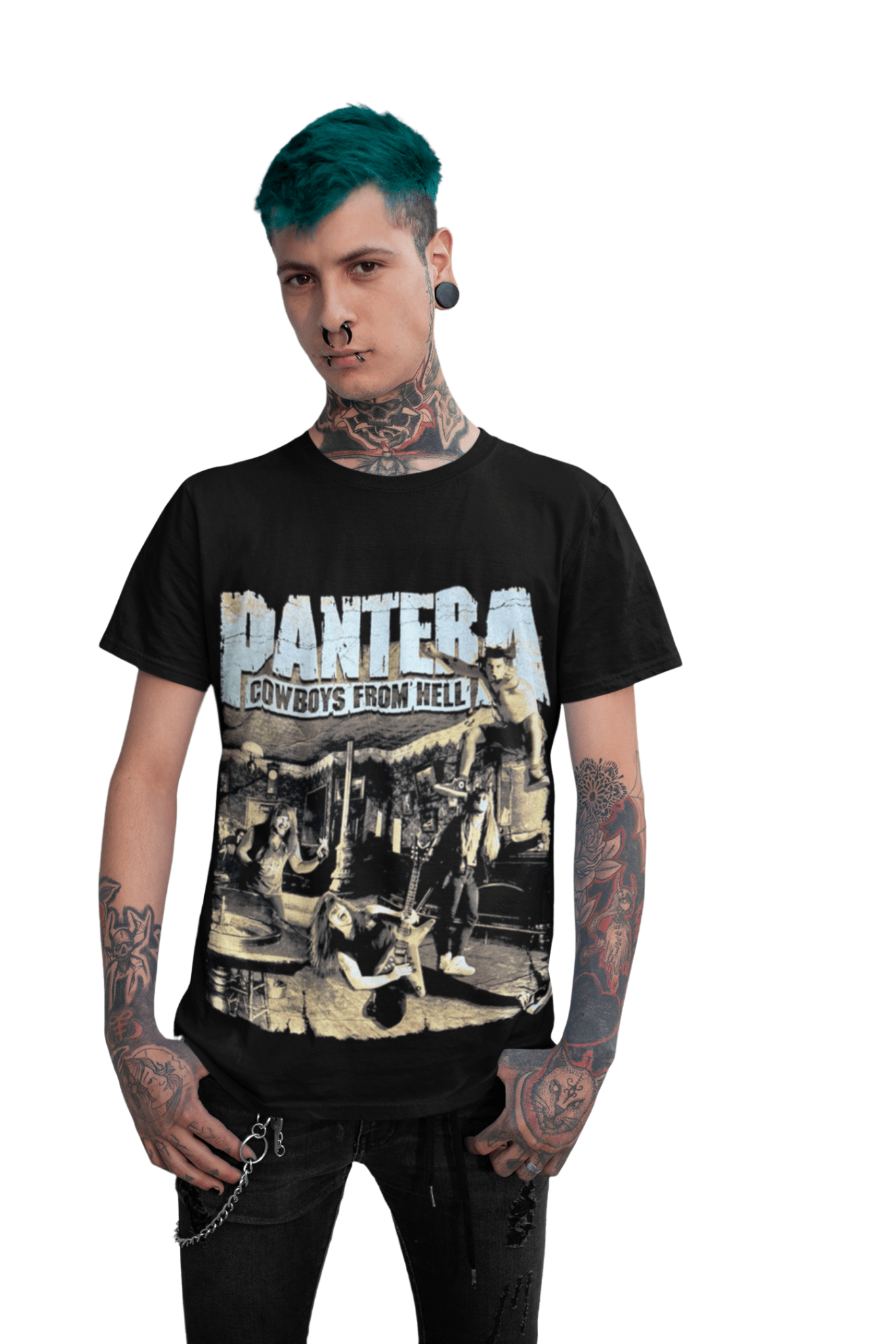Polera Pantera Cowboys From Hell - amplitudmodulada