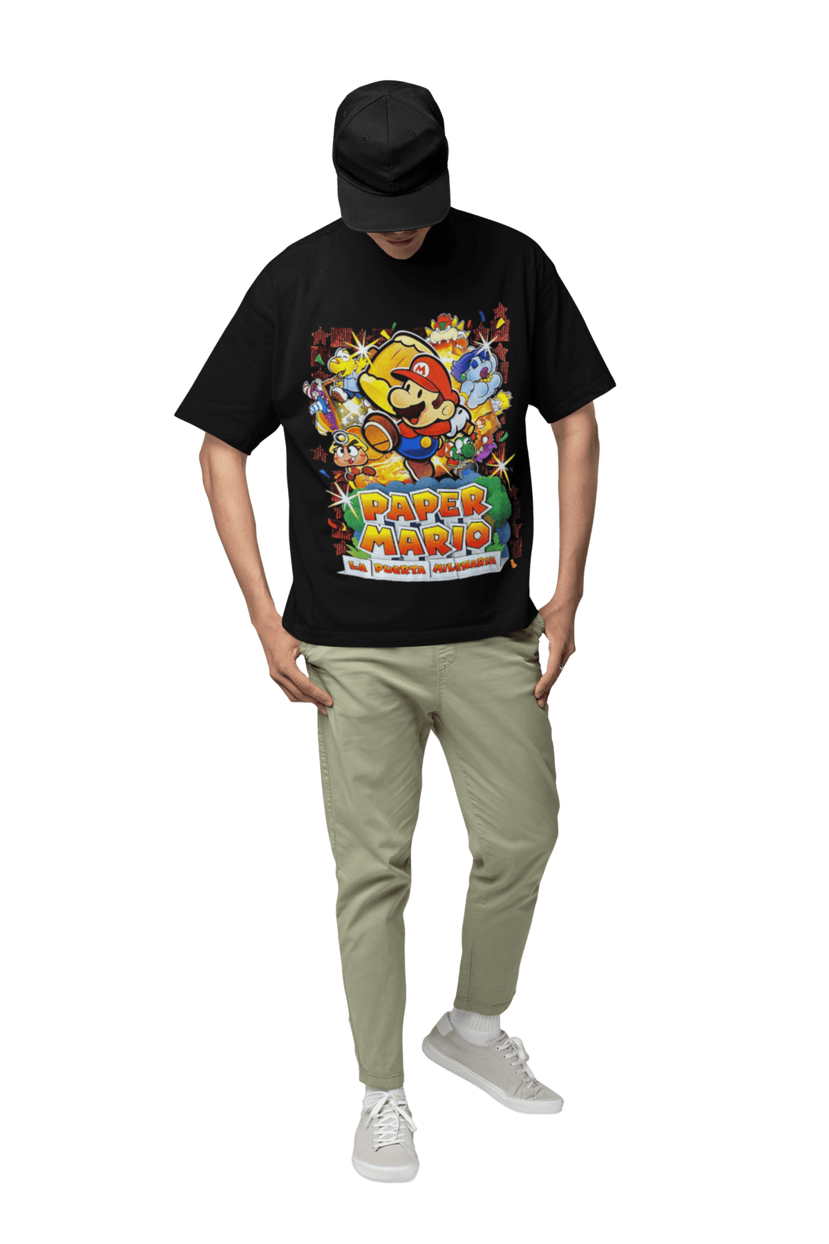 Polera Mario Paper - amplitudmodulada