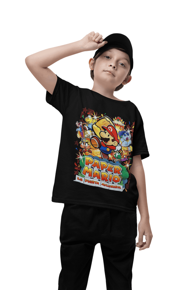 Polera Mario Paper - amplitudmodulada