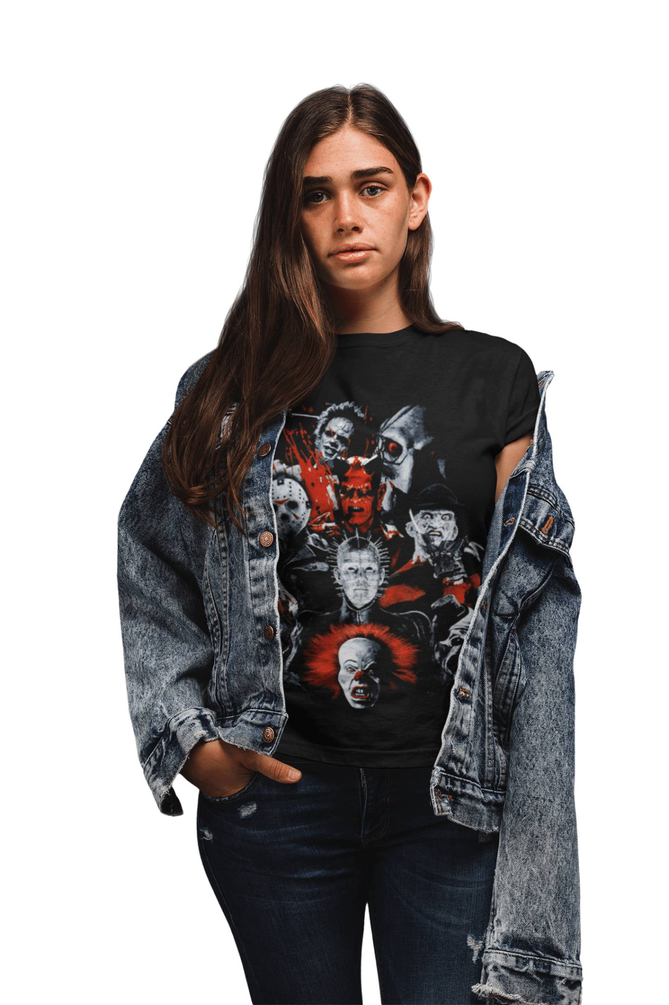 Polera Peliculas de terror - amplitudmodulada