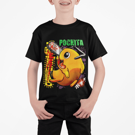 Polera Pochita Chainsaw Man KIDS - amplitudmodulada