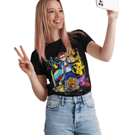polera pokemon Ash Ketchum - amplitudmodulada