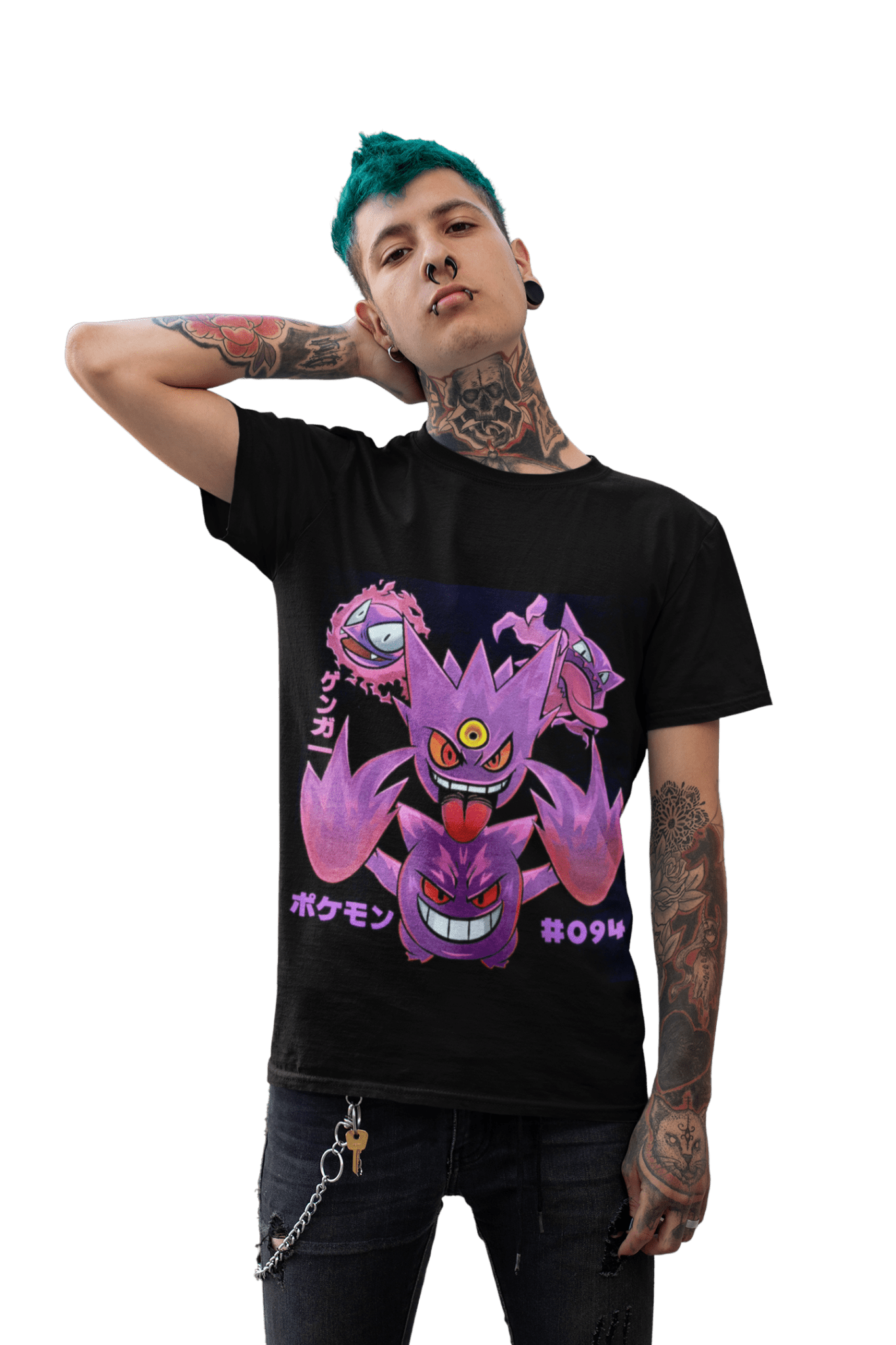 polera pokemon gengar evolucion - amplitudmodulada