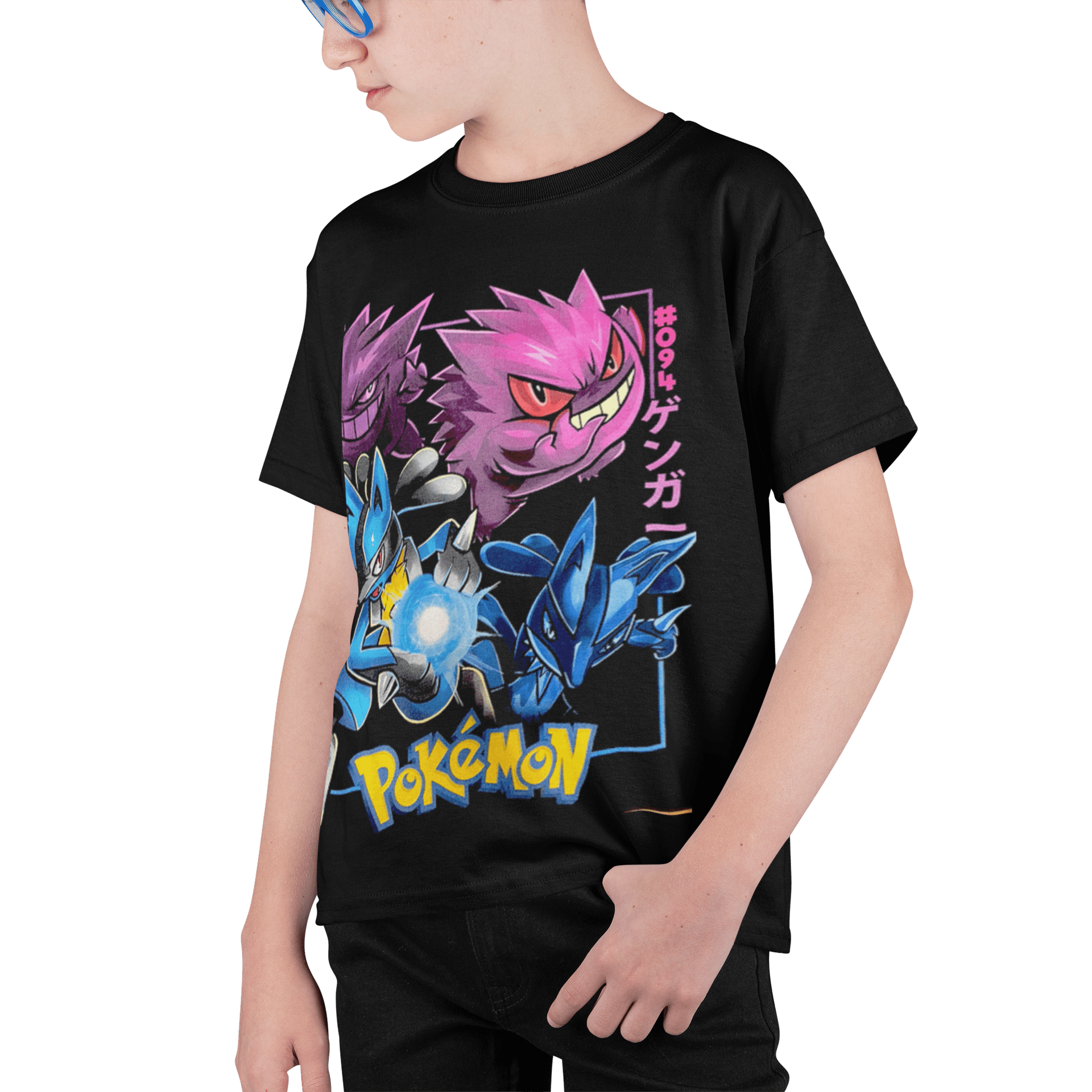 polera pokemon gengar & Greninja - amplitudmodulada
