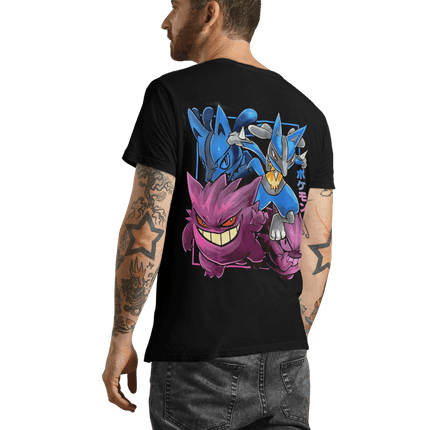 polera pokemon gengar & Greninja - amplitudmodulada