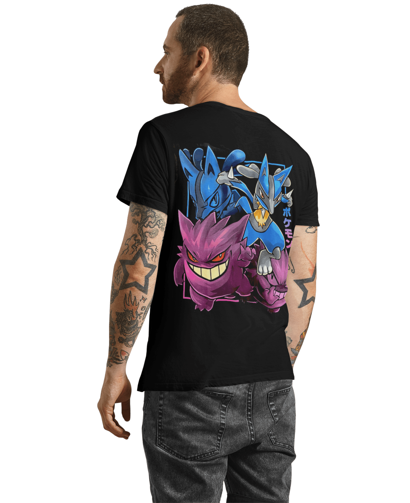 polera pokemon gengar & Greninja - amplitudmodulada