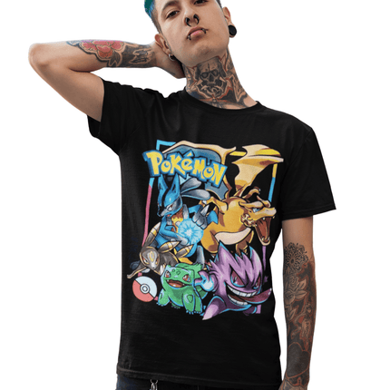 Polera Pokemon Acuarela - amplitudmodulada