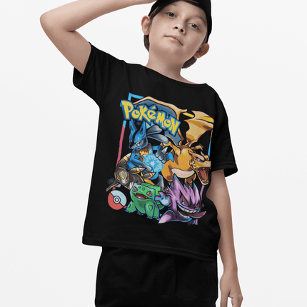 Polera Pokemon Acuarela KIDS - amplitudmodulada