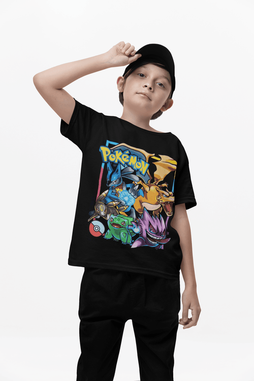 Polera Pokemon Acuarela KIDS - amplitudmodulada