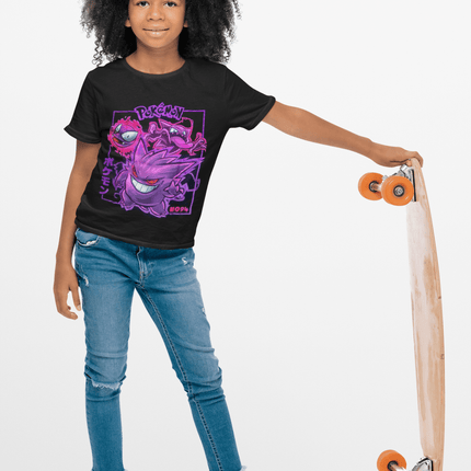 Polera Pokemon Gengar full KIDS - amplitudmodulada