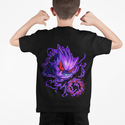 Polera Pokemon Gengar full KIDS - amplitudmodulada