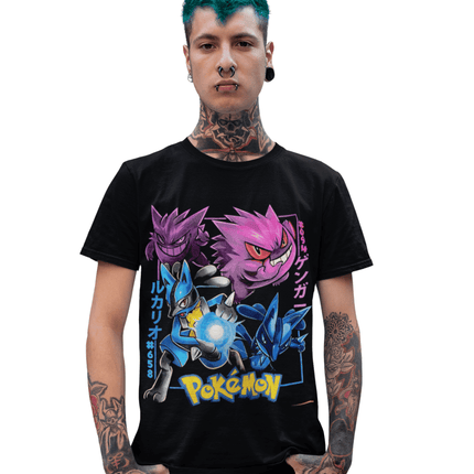 Polera Pokemon Gengar & Greninja - amplitudmodulada