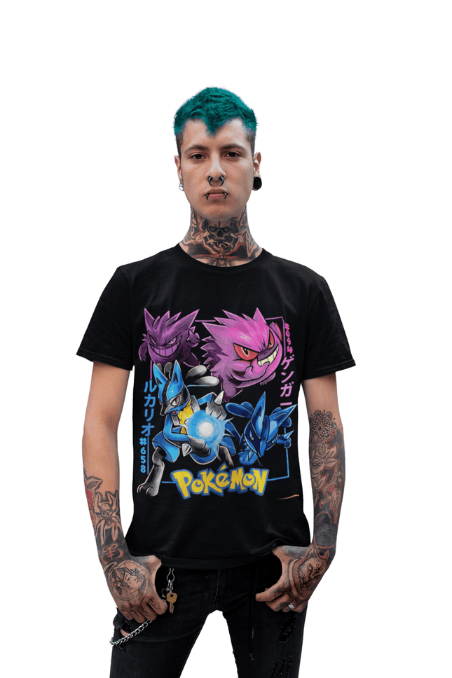 Polera Pokemon Gengar & Greninja - amplitudmodulada