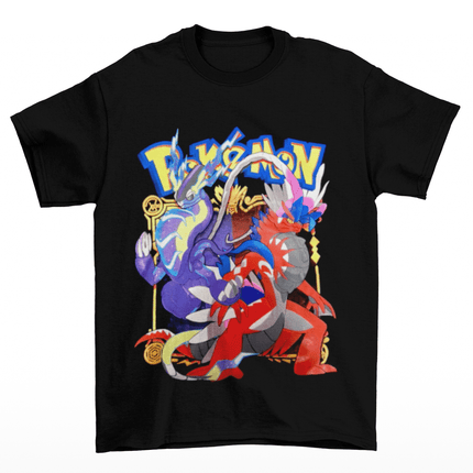 Polera Pokemon purpura Escarlata - amplitudmodulada