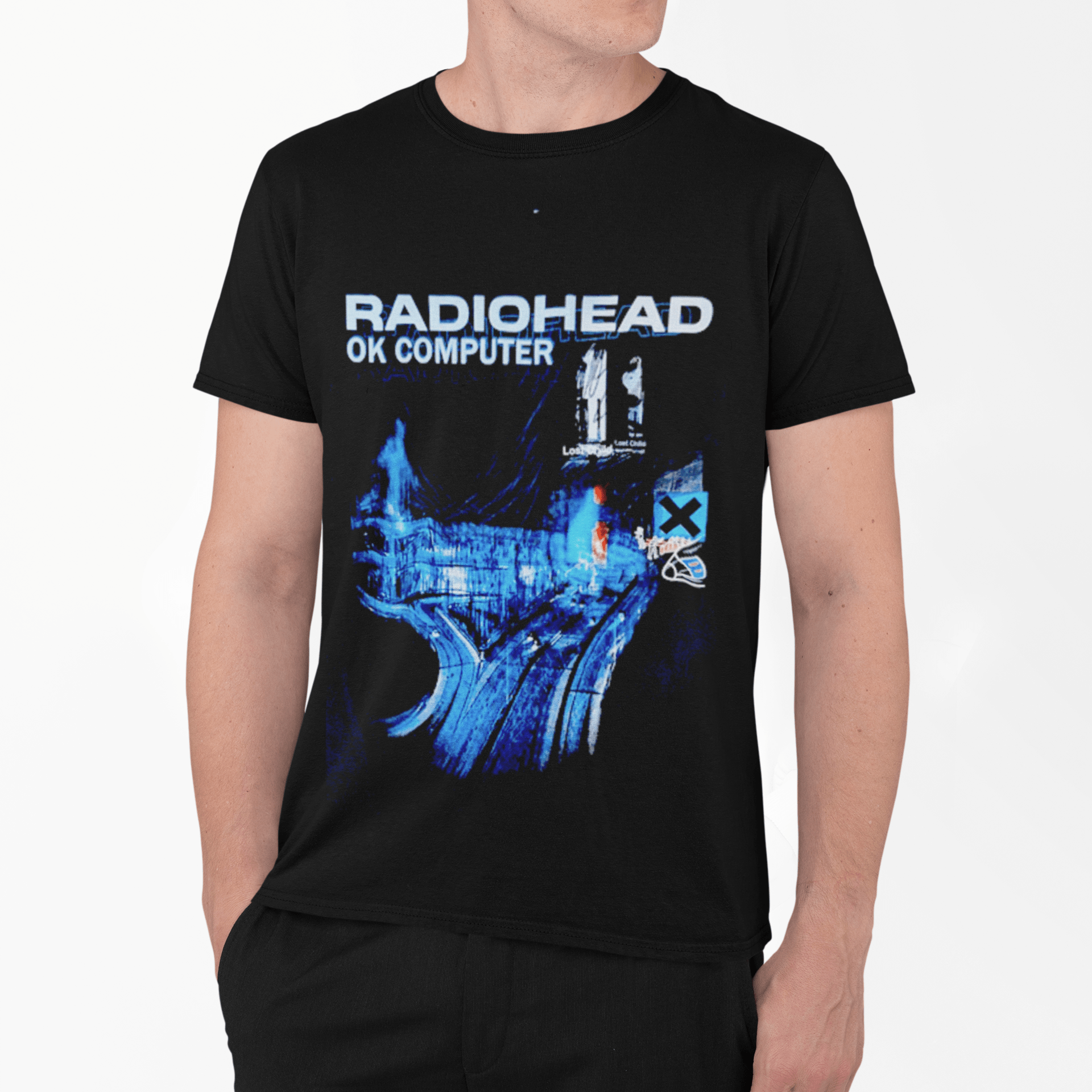 Polera de Radiohead Ok Computer - amplitudmodulada