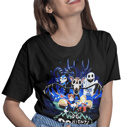 Polera Roblox 99 Noches en el Bosque -Adultos - amplitudmodulada