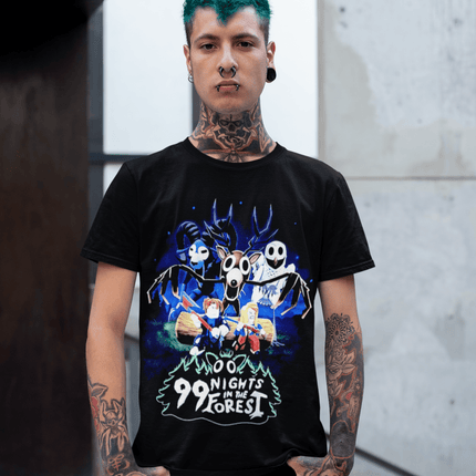 Polera Roblox 99 Noches en el Bosque -Adultos - amplitudmodulada