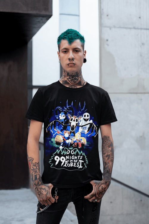 Polera Roblox 99 Noches en el Bosque -Adultos - amplitudmodulada