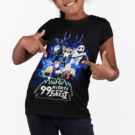 Polera Roblox 99 Noches en el Bosque -Niños - amplitudmodulada