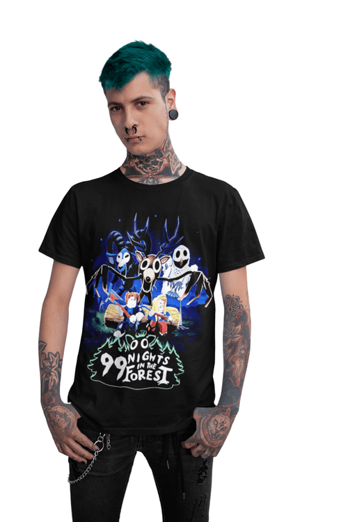 Polera Roblox 99 Noches en el Bosque -Adultos - amplitudmodulada