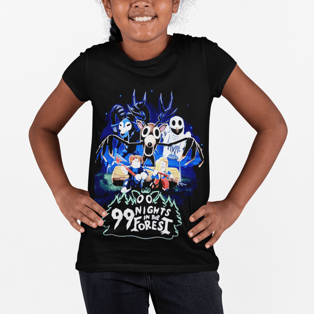 Polera Roblox 99 Noches en el Bosque -Niños - amplitudmodulada