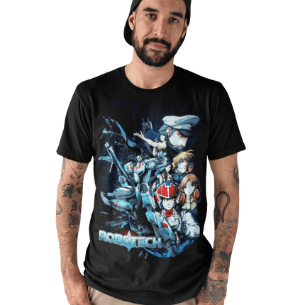 polera robotech personajes - amplitudmodulada