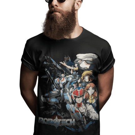 polera robotech personajes - amplitudmodulada