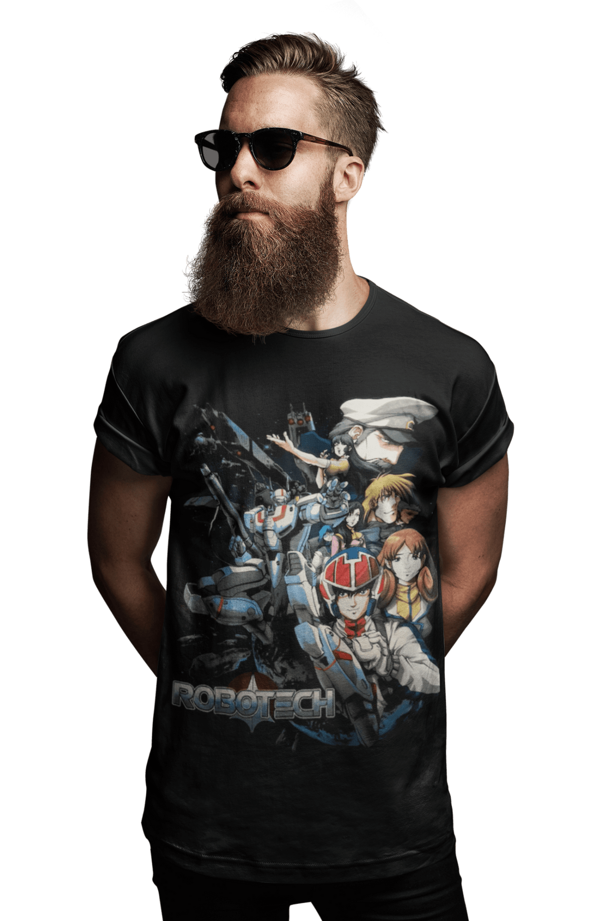 polera robotech personajes - amplitudmodulada