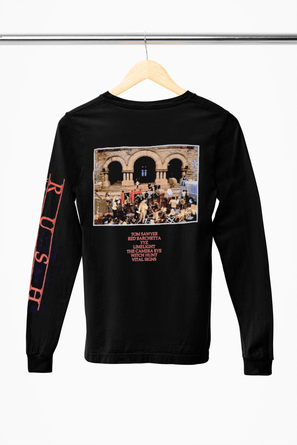 Polera Rush Moving Pictures Manga Larga - amplitudmodulada