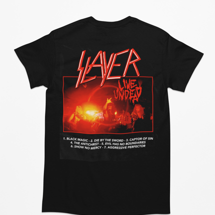Polera SLAYER Live Undead - amplitudmodulada