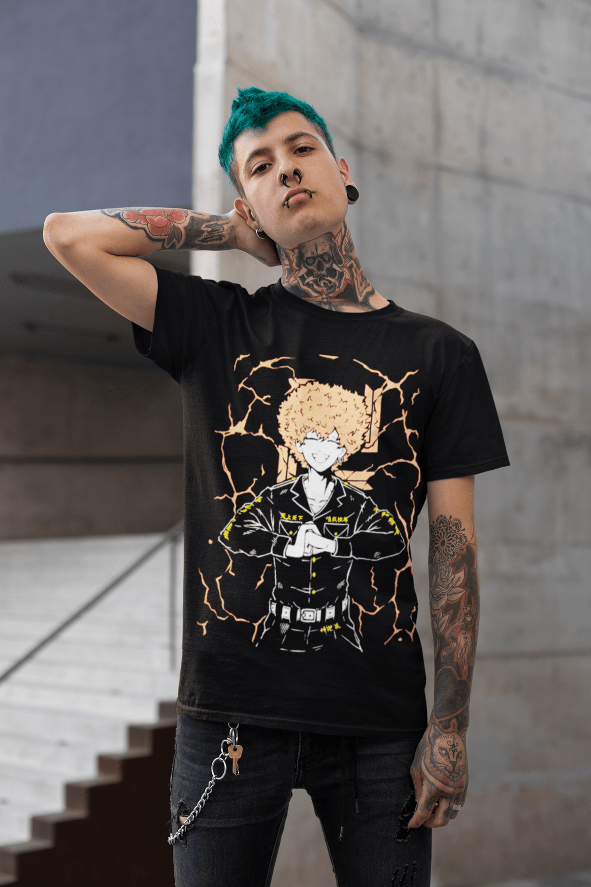 Polera Smiley Tokyo Revengers - amplitudmodulada