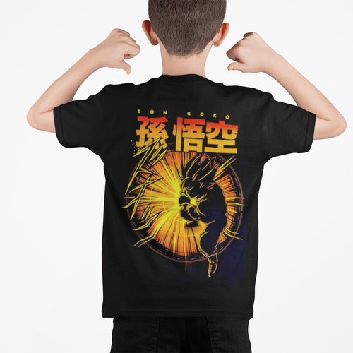 Polera Son Goku Dragon Ball KIDS - amplitudmodulada