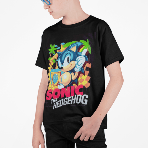 Polera Sonic the hedgehog KIDS - amplitudmodulada
