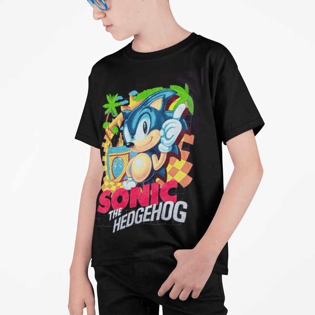 Polera Sonic the hedgehog KIDS - amplitudmodulada